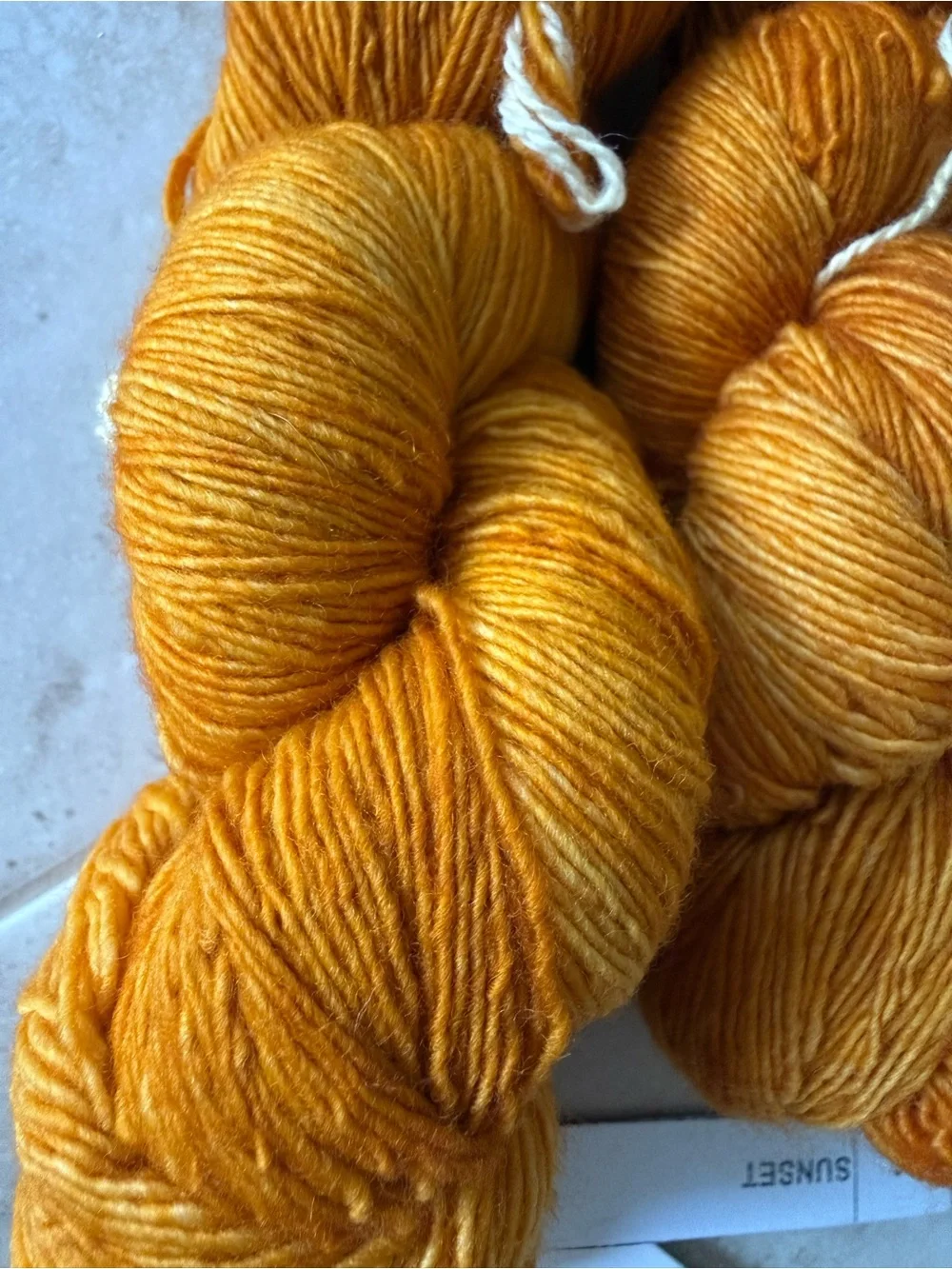 Malabrigo Lace 100% Baby Merino Yarn - Sunset Orange (2 Hanks)